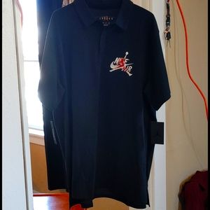 Nike Jordan black polo